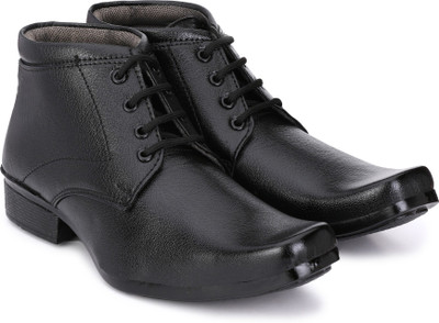 

Shoe Day FORMAL BOOT Lace Up For Men(Brown), Black