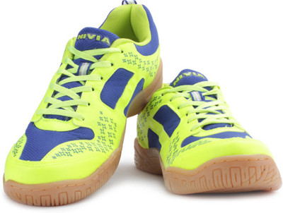 

Nivia Scott Badminton Shoes For Men(Green, F.green a.blue