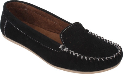 AUTHENTIC VOGUE Loafers For Women(Black)