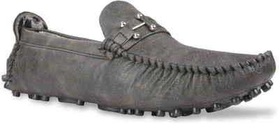 

Bacca Bucci Men black Loafers For Men(Grey