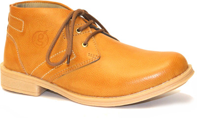 

Guava Plain toe Ankle Boots For Men(Brown, 03;brown