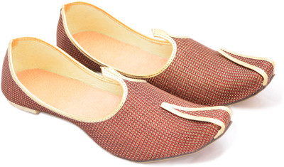 

Sapphire Wedding Jutis For Men(Brown)