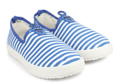

Shoetopia Slip On Sneakers For Women(Blue, White