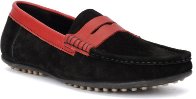 

Bruno Manetti 555 Loafers For Men(Black, Red