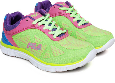 

Fila Running Shoes For Women(Multicolor, Neo grn/pnk/blu