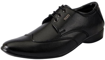 

FAUSTO Lace Up For Men(Black