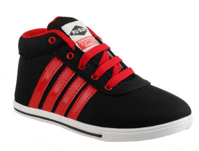 

Pu Slim Sneakers For Men(Black