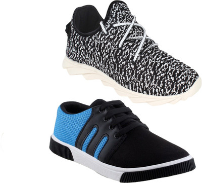 

Oricum COMBO-480+347 Casuals For Men(Black, Blue, White
