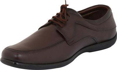 

Dokmen Cherry Brown Formal shoes for Men Lace Up For Men(Brown