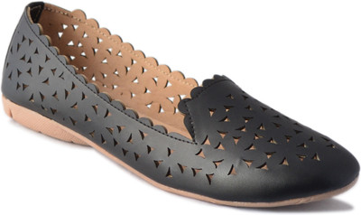 

Myra Laser Cut Bellies For Women(Black)