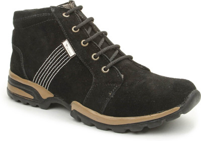 

Bacca Bucci Black Outdoors Shoes For Men(Black