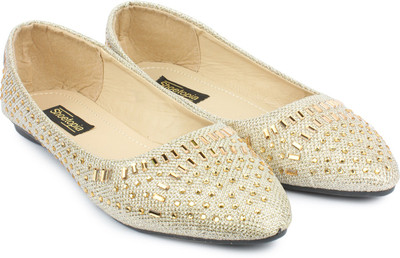 

Shoetopia Bellies For Women(Gold, Golden