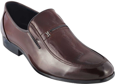 

Mochi J Fontini Slip On Shoes For Men(Brown, 12;brown