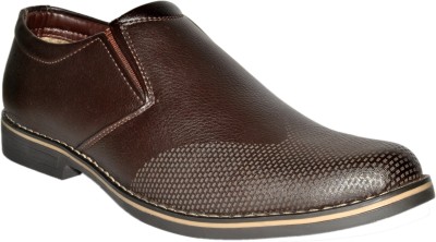 

Leather Chief Party Wear Shoes For Men(Brown