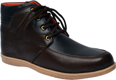 

Molessi Stylish Brown & Blue Ankle Boots For Men(Brown, 03;brown