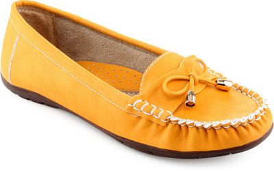 

Shuz Touch Loafers For Women(Yellow