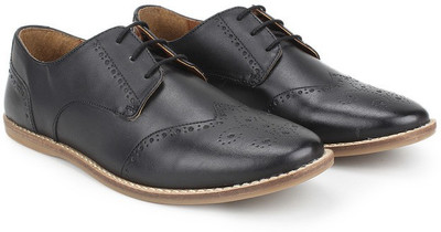 

Knotty Derby Thomas Brogue Corporate Casuals For Men(Black