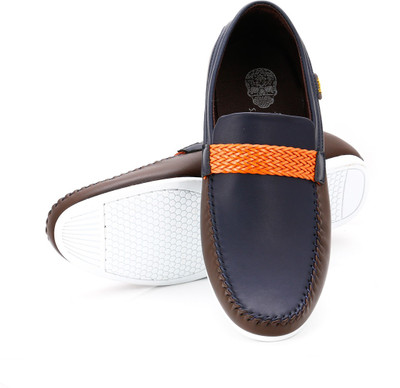 

Froskie Casual Smart Party Wear Loafers For Men(Navy