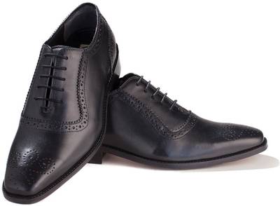 Walker Styleways Exquisite Oxford Tan Leather Brogue Lace Up