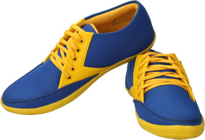 

Drivn Ankle Length Casual Casual Shoes For Men(Blue, Yellow