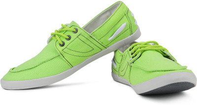 Flippd Canvas Shoes For Men(Green