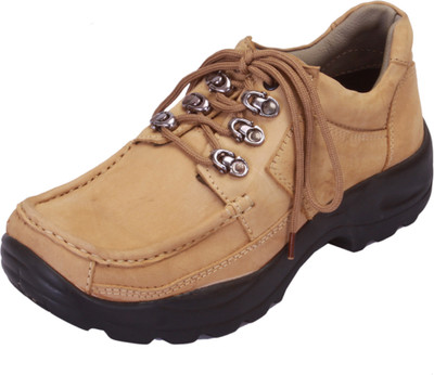 Shoebook Leather Stylish Outdoors For Men(Brown)