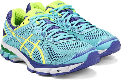 

Asics Gt-1000 4 Women Running Shoes For Women(Blue, Yellow, Turquoise::flash yellow::acai