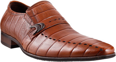 

Metro Davinchi Slip On For Men(Brown, 12;brown
