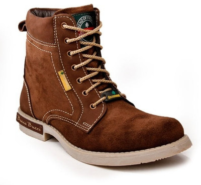 

Bacca Bucci Green Hill High Ankle Length Boots For Men(Brown