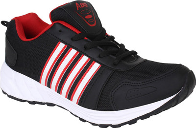 

Aero AMG Performance Running Shoes For Men(Multicolor, Black::red