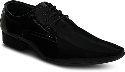 

Get Glamr DESIGNER PATENT LACE UP Lace Up For Men(Black)