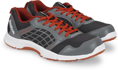 

REEBOK ROAD RUSH Running Shoes For Men(Grey, Flt gry/ash gry/orng/wht