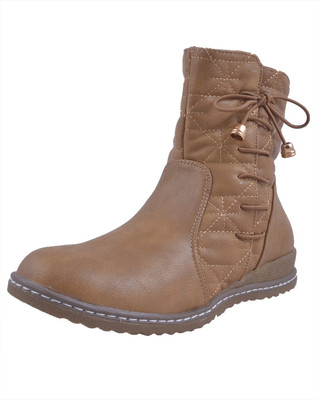 

Adorn Latest Fashion Boots For Women(Beige, Khaki