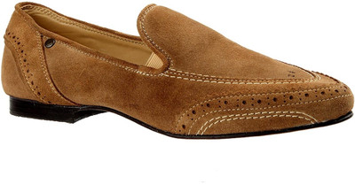 Salt N Pepper 10-815 Nagra Sand Corporate Casuals For Men(Brown
