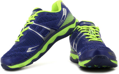 

Fila Ultra Running Shoes For Men(Green, Navy), Nht blu;sty yel