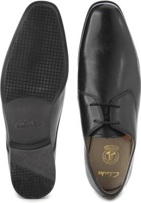 Clarks Amieson Walk Black Leather Lace up