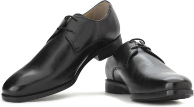 

Clarks Amieson Walk Black Leather Lace up For Men(Black, Black leathe