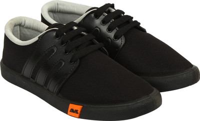 

NDX Black+ Sneakers Canvas Shoes For Men(Black
