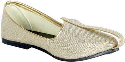 

Panahi Golden Robot Juttis Jutis For Men(Gold