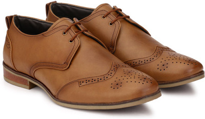 

Levanse Corporate Brogues Corporate Casuals For Men(Tan, English tan