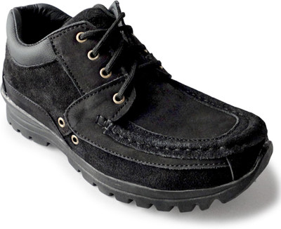 

Rockland Geniune Leather Casual Shoes For Men(Black