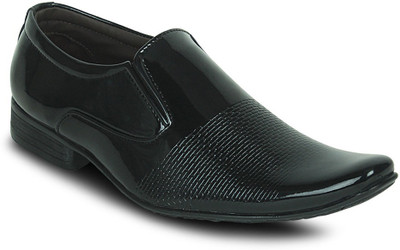 

Get Glamr Patent Slip On Shoes For Men(Black)