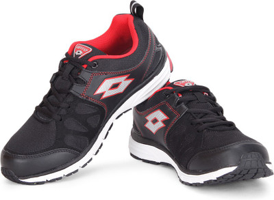 

Lotto SANTIAGO II Running Shoes For Men(Black, Red