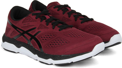 

Asics 33-Fa Men Running Shoes For Men(Black, Maroon, White, Deep ruby/black/white