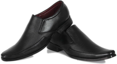 

Azzaro Black Hippy Slip On Shoes For Men(Black