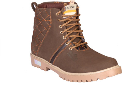 

JK Port Boat Shoes For Men(Brown