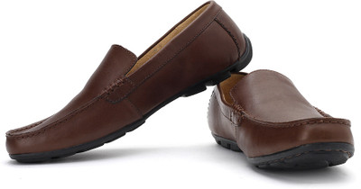 

Clarks Malta Coast Genuine Leather Slip On Shoes For Men(Brown, Walnut leather