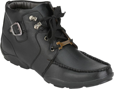 Rocozo Krazy Ankle Boots For Men(Black