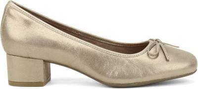 Clarks Cala Lucky Metallic Leather Slip on