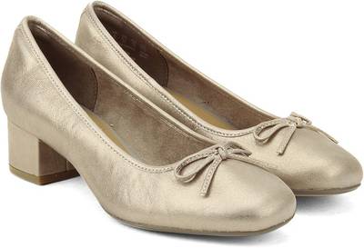 Clarks Cala Lucky Metallic Leather Slip on